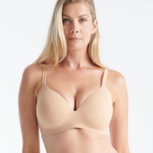 KNIX The WingWoman Contour Bra 8+ Beige Wireless 42DDD 40F 42F NWT Wire Free Bra